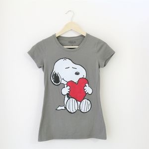 Peanuts Snoopy Valentine Heart T-shirt